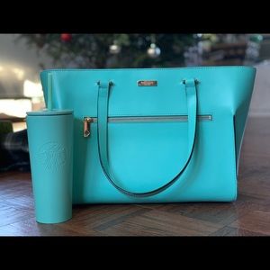 Kate Spade Tiffany Blue Large Tote